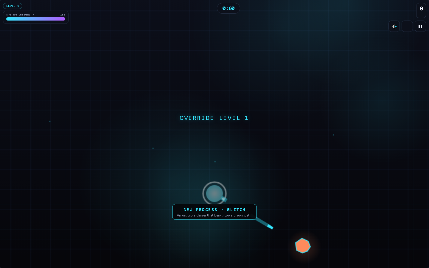 Chain Failure arcade game in play